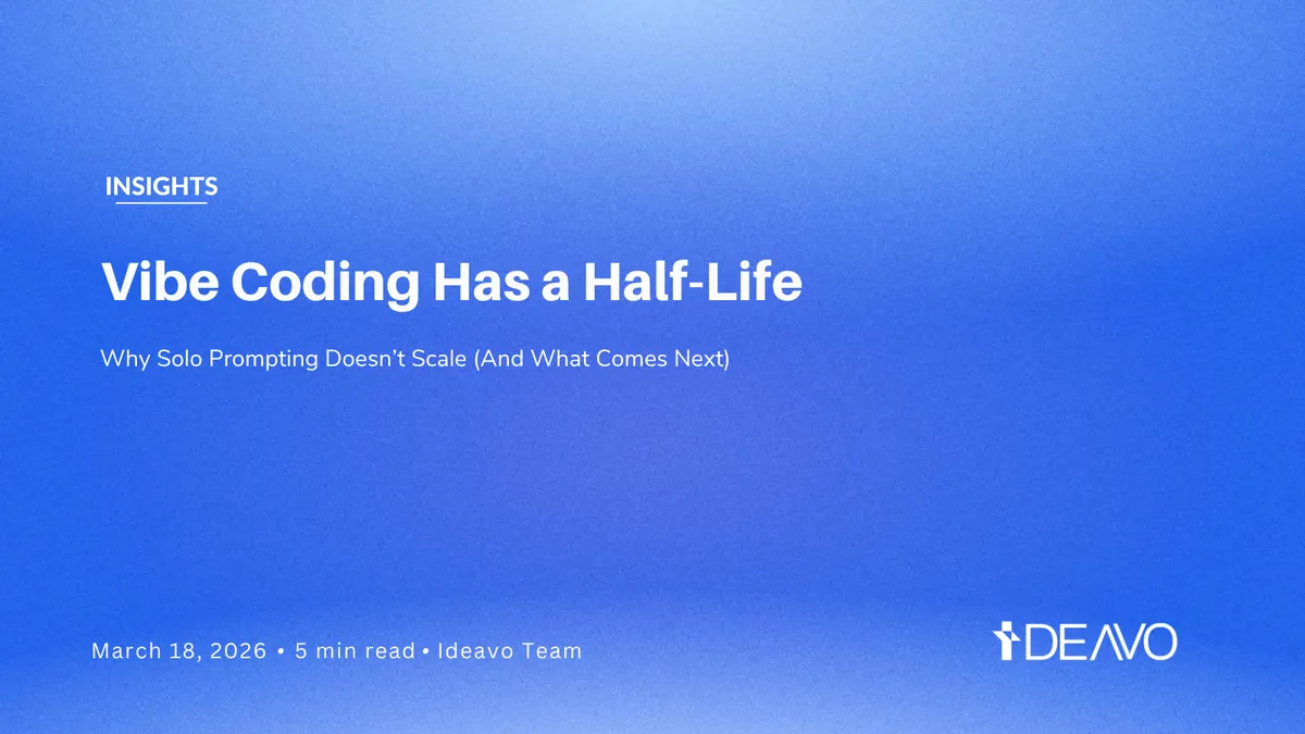 Vibe Coding Has a Half-Life