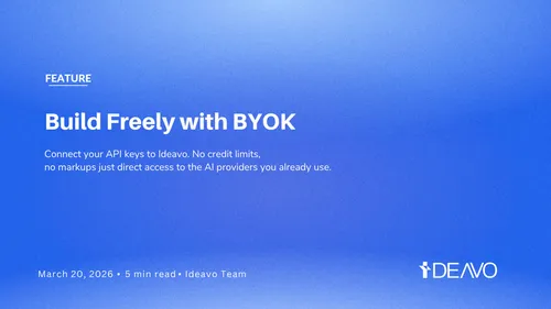Build Freely with BYOK